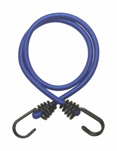 Set di 2 tenditori elastici Ø 8 mm x 80 cm con gancio, blu – THIRARD