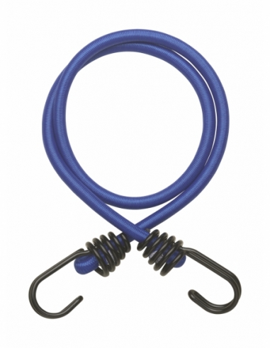 Set di 2 tenditori in gomma con ganci, 8mmx80cm, blu - THIRARD