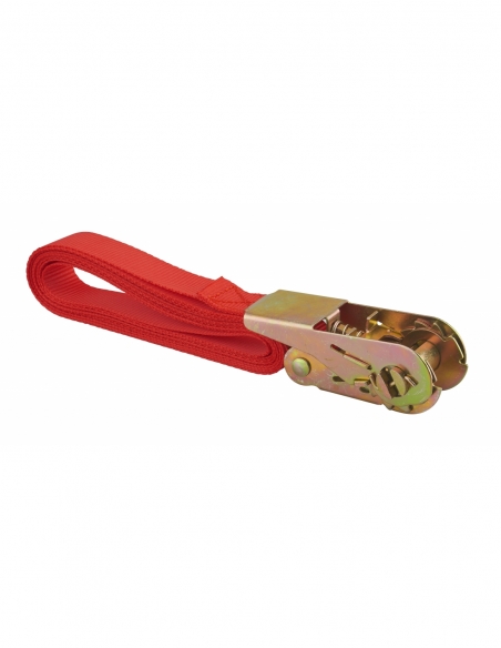 Cinghia di serraggio 3 m con cricchetto, rossa, 25 mm – THIRARD