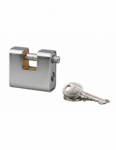Lucchetto LAND blindato 60 mm in acciaio, arco in acciaio, 3 chiavi – THIRARD