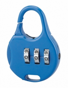 Lucchetto a combinazione Nomad Water Drop, 3 cifre, interno, arco in acciaio, 30 mm – THIRARD