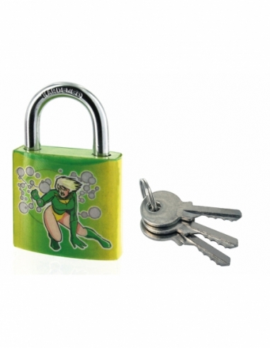 Lucchetto Bulmlecom E x tra Lock, acciaio, interno, arco in acciaio, 30 mm, 3 chiavi – THIRARD