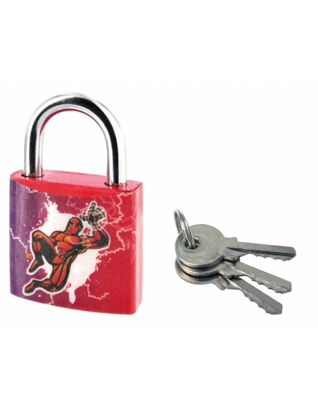 Lucchetto Electricom E x tra Lock, acciaio, interno, arco in acciaio, 30 mm, 3 chiavi – THIRARD