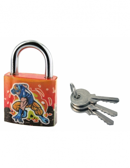 Lucchetto E x plocom E x tra Lock, acciaio, interno, arco in acciaio, 30 mm, 3 chiavi – THIRARD