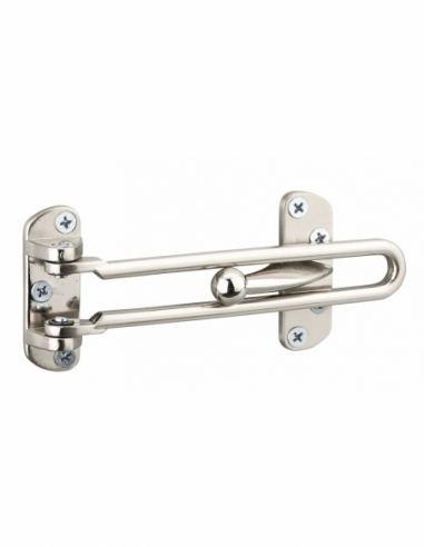 Limitatore di apertura di sicurezza per porta d'ingresso, 145 mm, nichelato – THIRARD