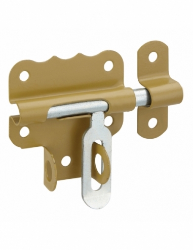 Chiavistello bloccabile per porta in acciaio Ø 7,5 mm, finitura bronzo – THIRARD