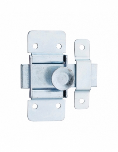 Chiusura a chiavistello per porta, acciaio, piatto 18 mm, zincato – THIRARD