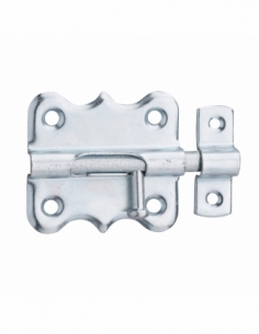 Chiusura a chiavistello per porta, acciaio, Ø 6,5 mm, zincato – THIRARD