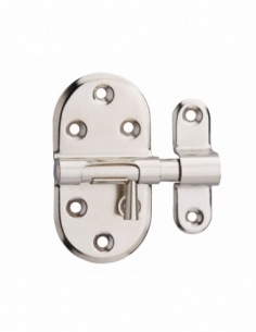 Chiusura a chiavistello per porta, acciaio, Ø 9 mm, nichelato – THIRARD