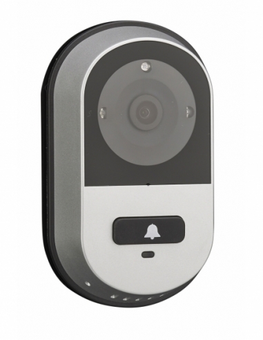 Spioncino digitale connesso, finitura argento – THIRARD