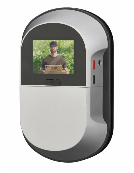 Spioncino digitale connesso, finitura argento – THIRARD