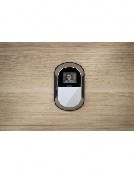 Spioncino digitale connesso, finitura argento – THIRARD