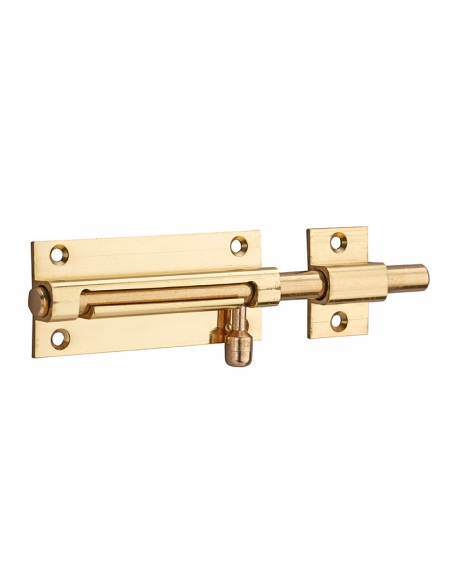 Chiusura a chiavistello per porta, ottone, scrocco Ø 8 mm, 70 x 30 mm – THIRARD