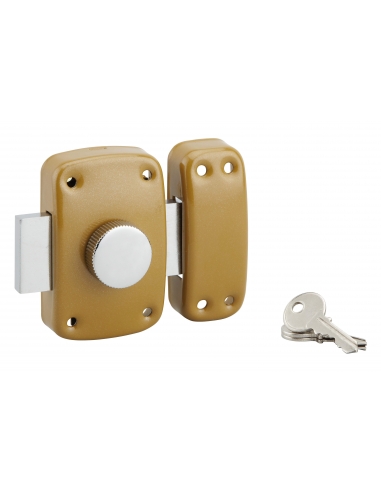 Chiavistello con pomolo e cilindro Ø 23 x 45 mm, 3 chiavi – SERRUPRIX