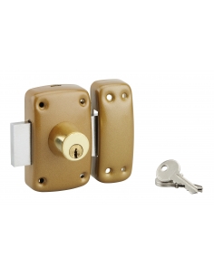 Chiavistello a doppio cilindro Ø 23 x 45 mm, 3 chiavi – SERRUPRIX
