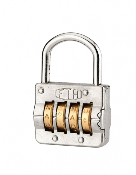 Lucchetto M54 a combinazione con 4 ghiere alfabetiche – THIRARD