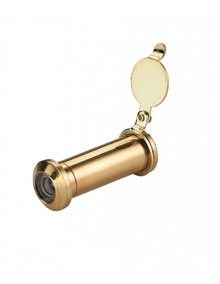 Spioncino ottico 160° in ottone con copriobiettivo – THIRARD