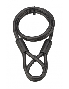 Cavo antifurto TWISTY Ø 10 mm, lunghezza 1,2 m, acciaio rivestito in PVC – THIRARD