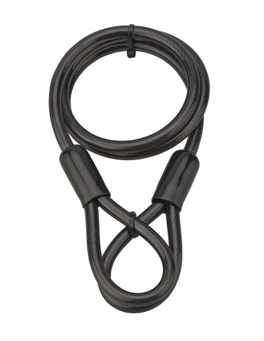 Cavo antifurto TWISTY Ø 10 mm, lunghezza 1,2 m, acciaio rivestito in PVC – THIRARD