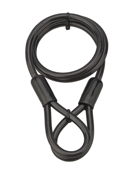 Cavo antifurto TWISTY Ø 10 mm, lunghezza 1,2 m, acciaio rivestito in PVC – THIRARD