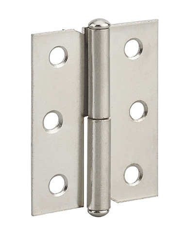 Cerniera per porte interne, 50x40mm, acciaio,