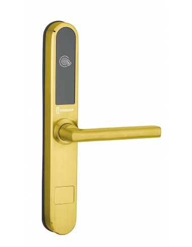 Maniglia elettronica per Hotel, Smart Lock Room - Finitura Oro - INTELOCK