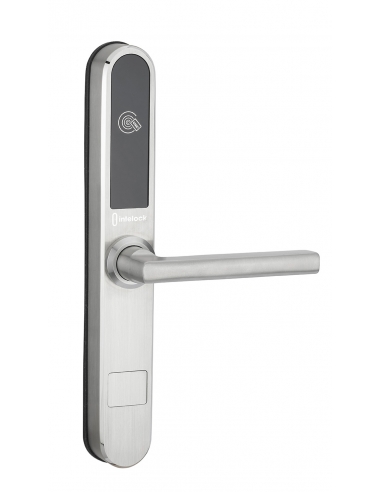 Maniglia elettronica per Hotel, smart lock Room - Finitura Argento - INTELOCK