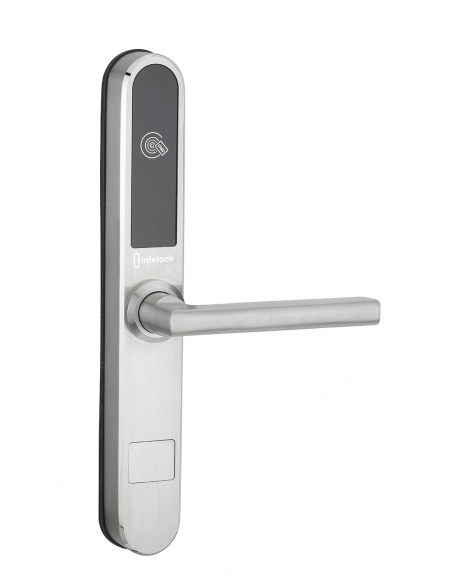 Maniglia elettronica per Hotel, smart lock Room - Finitura Argento - INTELOCK