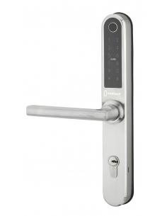Maniglia Elettronica Smart Lock Multi - Interasse 70mm Finitura Argento - INTELOCK