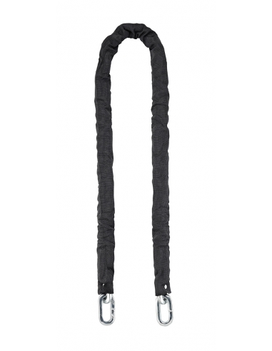 Catena antifurto LOOPS Ø 10 mm, lunghezza 1,5 m, acciaio cementato con rivestimento in nylon, nera – THIRARD