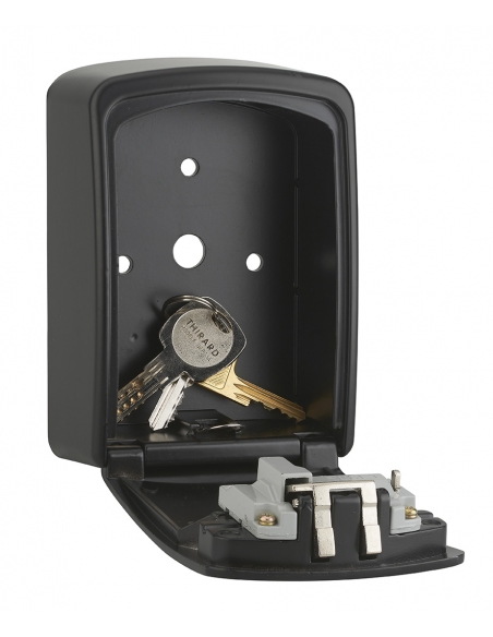 Cassetta portachiavi keybox a muro da esterno, combinazione a 4 cifre, per chiavi portone B&B - THIRARD