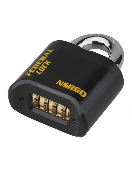 Vista aggiuntiva 1 di Lucchetto di sicurezza SR in acciaio al molibdeno, nero, combinazione modificabile – THIRARD