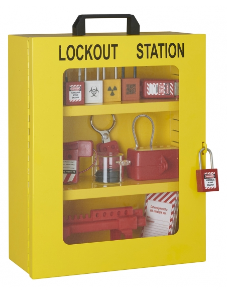 Armadietto portalucchetti procedurale Metallo L360 X H450 X, Lockout Tagout LOTO - THIRARD