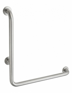 Barra di sostegno angolata 90°, Ø 32 mm, L 350 mm, acciaio inox spazzolato – THIRARD