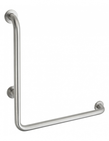 Barra di sostegno angolata 90°, Ø 32 mm, L 350 mm, acciaio inox spazzolato – THIRARD