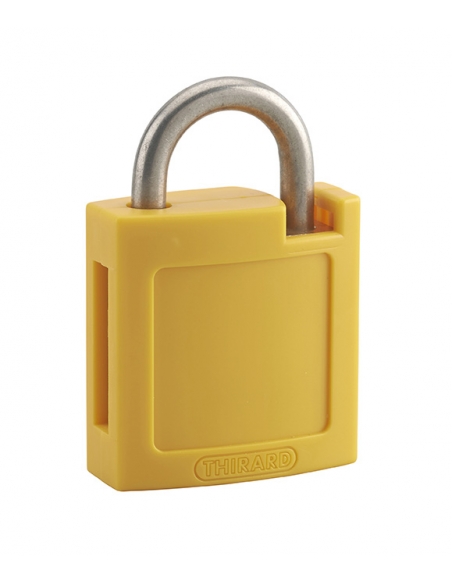 Vista aggiuntiva 4 di Set di gusci ABS anteriore e posteriore gialli per lucchetto M3 40 mm – THIRARD