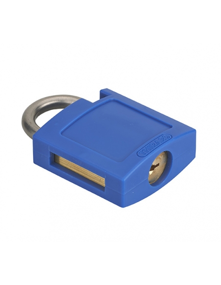 Vista aggiuntiva 2 di Set di gusci ABS anteriore e posteriore blu per lucchetto M3 40 mm – THIRARD