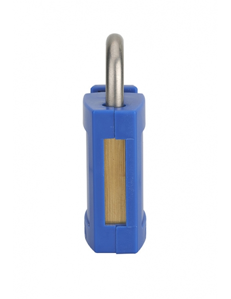 Vista aggiuntiva 3 di Set di gusci ABS anteriore e posteriore blu per lucchetto M3 40 mm – THIRARD