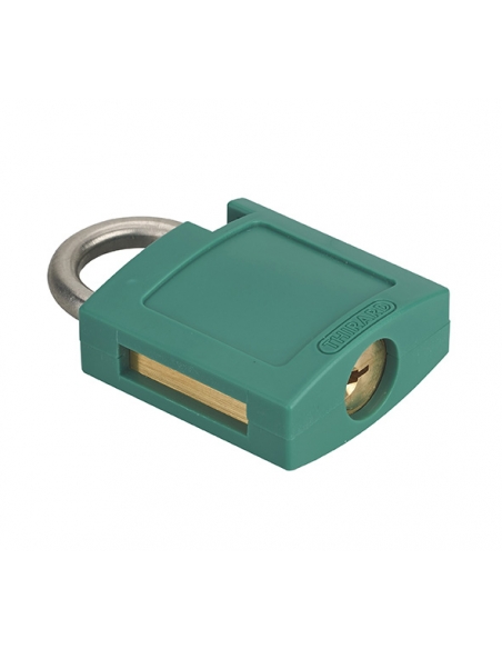 Vista aggiuntiva 1 di Set di gusci ABS anteriore e posteriore verdi per lucchetto M3 40 mm – THIRARD