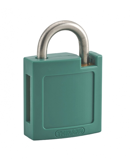 Vista aggiuntiva 2 di Set di gusci ABS anteriore e posteriore verdi per lucchetto M3 40 mm – THIRARD