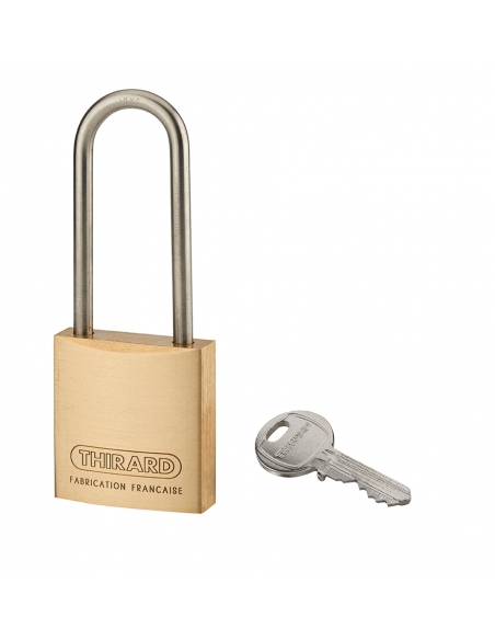 Lucchetto 40 mm con arco alto in acciaio inox Ø 5 mm – THIRARD