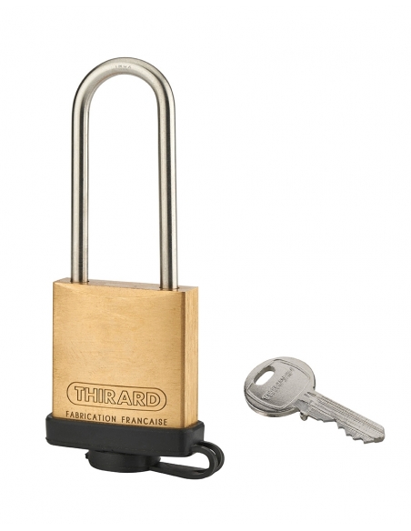 Lucchetto 40 mm con rivestimento protettivo e arco alto – THIRARD