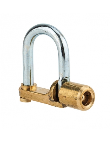 Lucchetto 329 con tallone dritto, arco in acciaio, chiave triangolare 5 mm – THIRARD