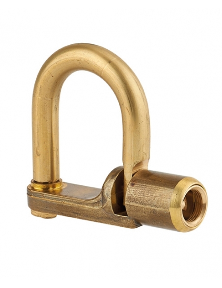 Lucchetto 329 C con tallone dritto, arco in ottone, chiave triangolare 5 mm – THIRARD