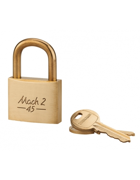 Lucchetto MACH 2 45 mm, corpo e arco in ottone – THIRARD