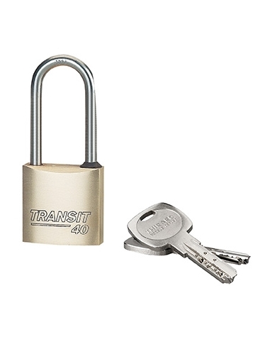 Lucchetto Transit 40 mm con arco semialto inox, 2 chiavi reversibili – THIRARD