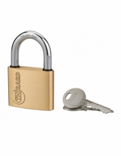 Lucchetto RUCK 50 mm in ottone, per interno, 2 chiavi – THIRARD