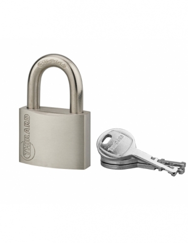 Lucchetto CINOX 50 mm in acciaio inox, per esterno, 3 chiavi – THIRARD