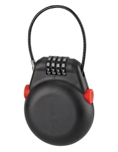 Antifurto con cavo in acciaio Ø 3 mm, 1 m, combinazione a 4 cifre – THIRARD