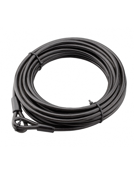 Cavo antifurto TWISTY Ø 8 mm, lunghezza 12 m, acciaio rivestito in PVC – THIRARD